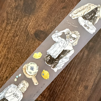 Mama Makes - Parisian Girls PET Tape (100cm Loop)