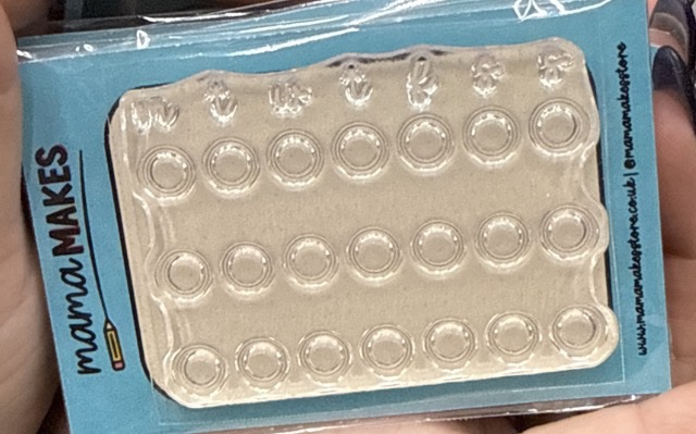 Mama Makes Habit Tracker Clear Stamp